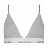 Calvin Klein Triangel-BH, Logo-Bund, Für Damen 020 GREY